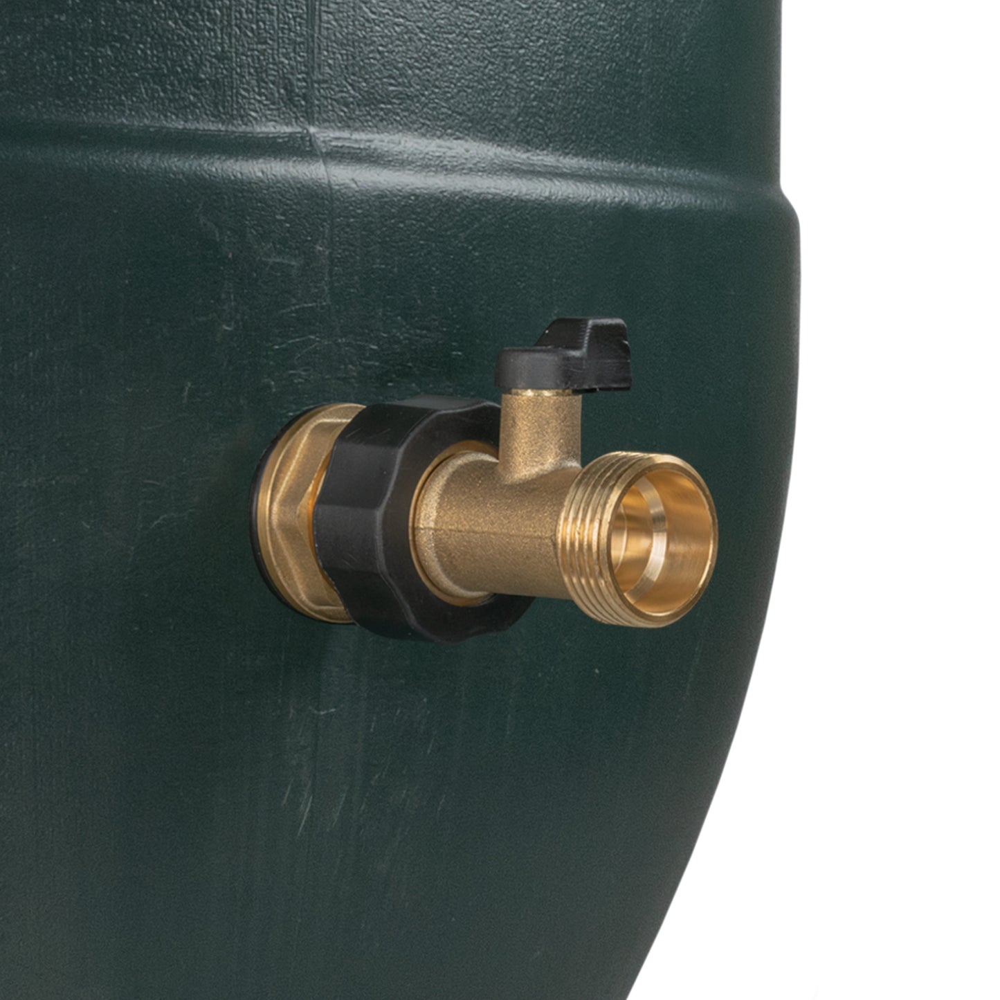 3/4" Water Butt Brass Fitting Set with Brass Valve & Drill Bit