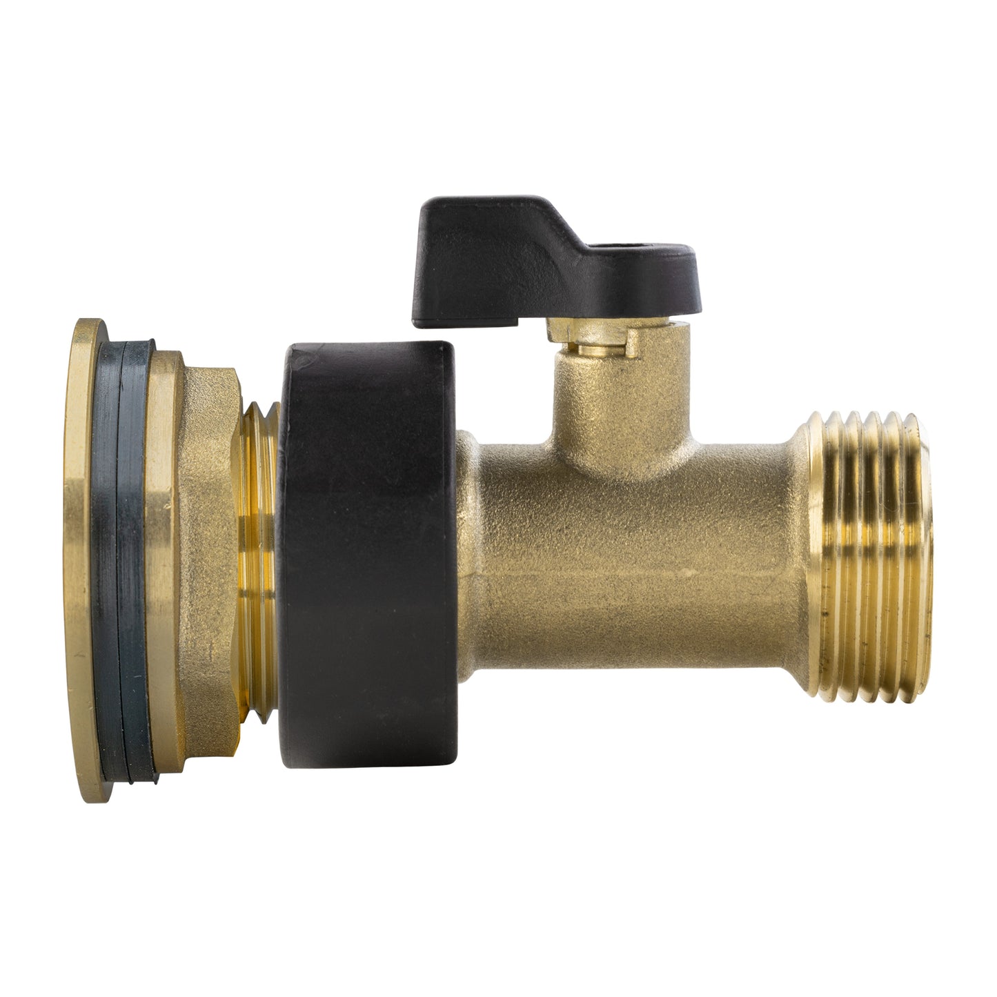 3/4" Water Butt Brass Fitting Set with Brass Valve & Drill Bit