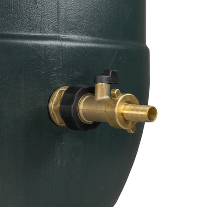 3/4’’ Brass Water Butt Set with In-Line Valve, 13mm Hose Tail and Drill Bit