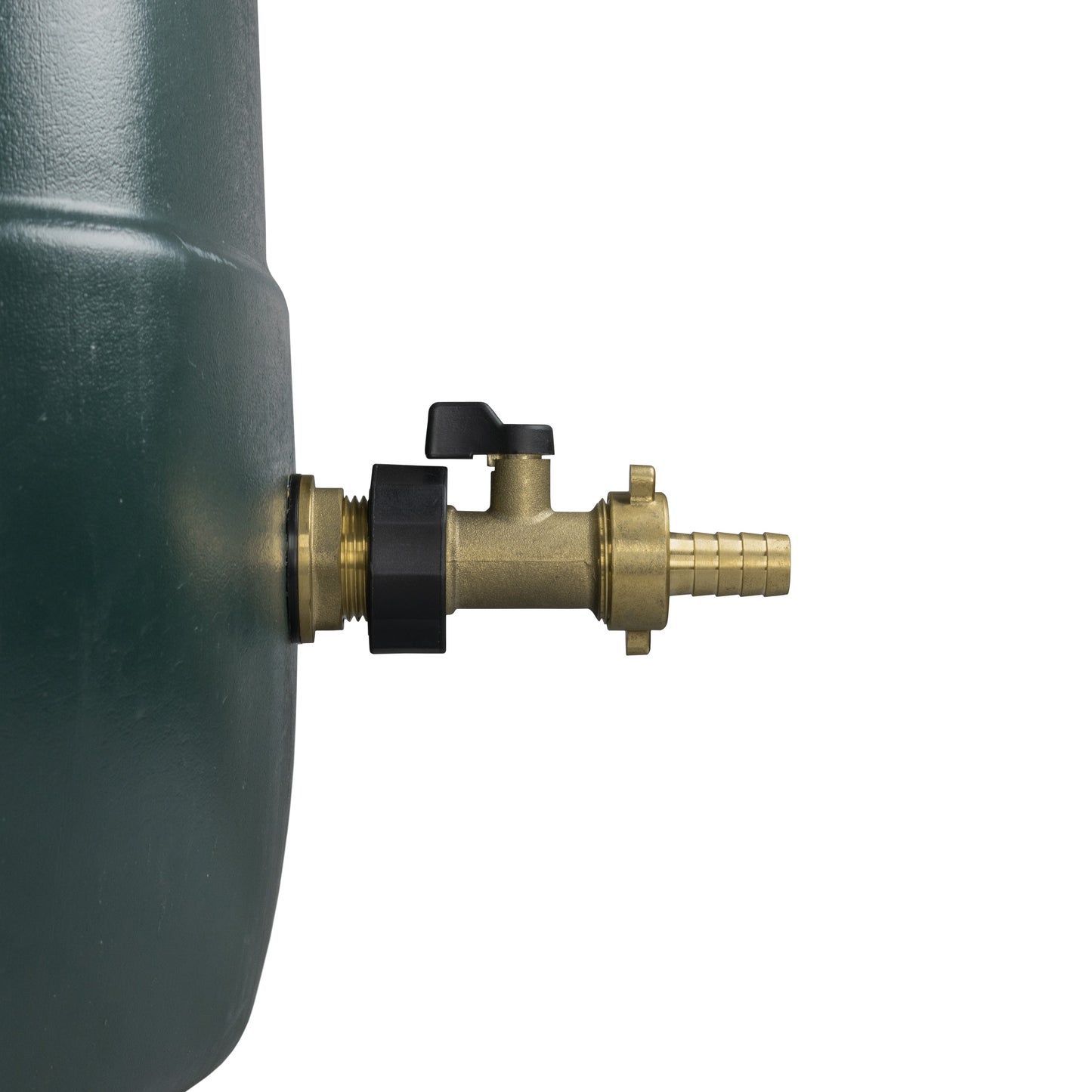 3/4’’ Brass Water Butt Set with In-Line Valve, 13mm Hose Tail and Drill Bit