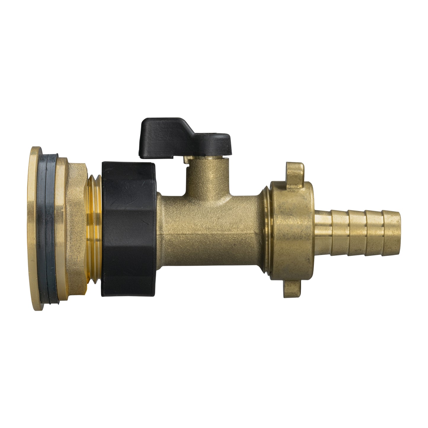 3/4’’ Brass Water Butt Set with In-Line Valve, 13mm Hose Tail and Drill Bit