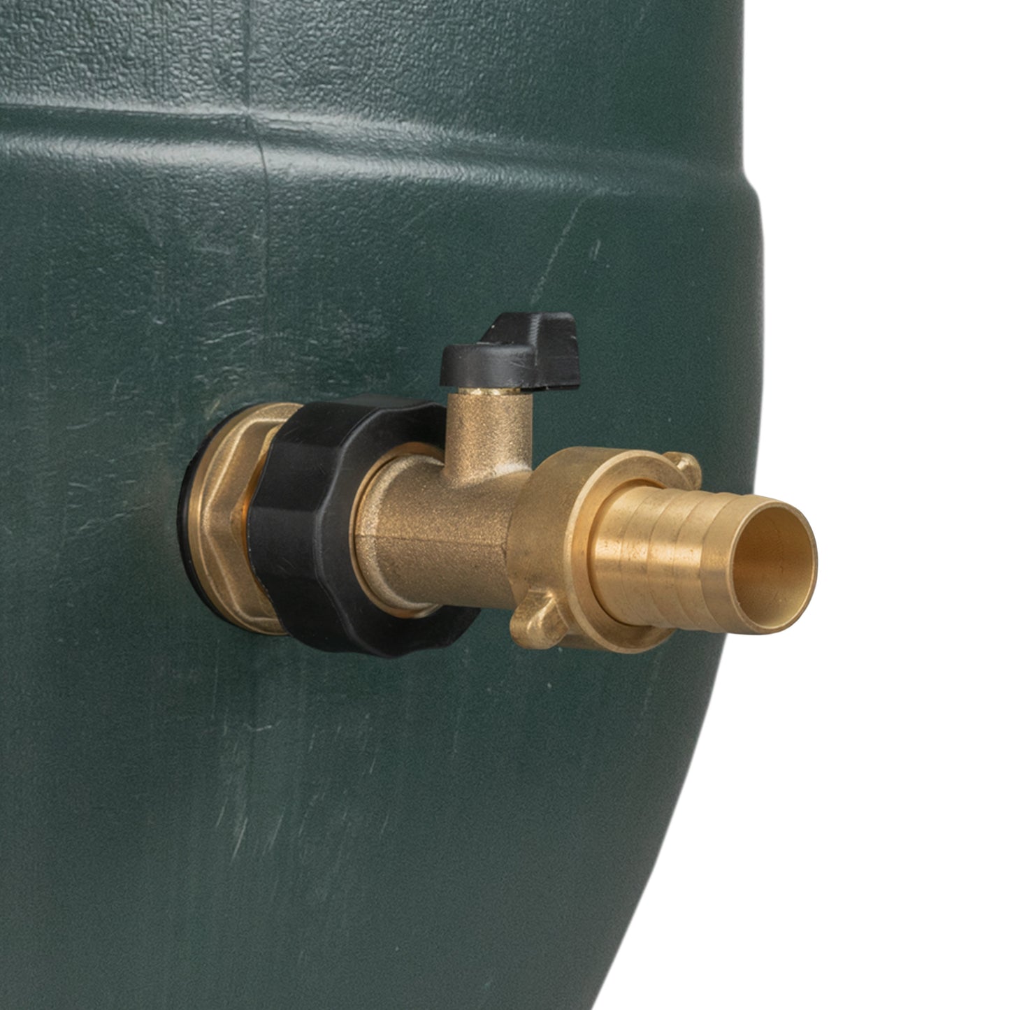 3/4’’ Brass Water Butt Set with In-Line Valve, 19mm Hose Tail and Drill Bit