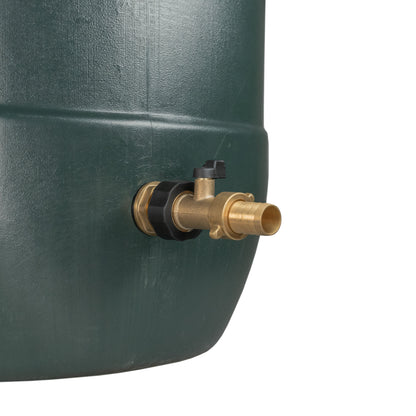 3/4’’ Brass Water Butt Set with In-Line Valve, 19mm Hose Tail and Drill Bit