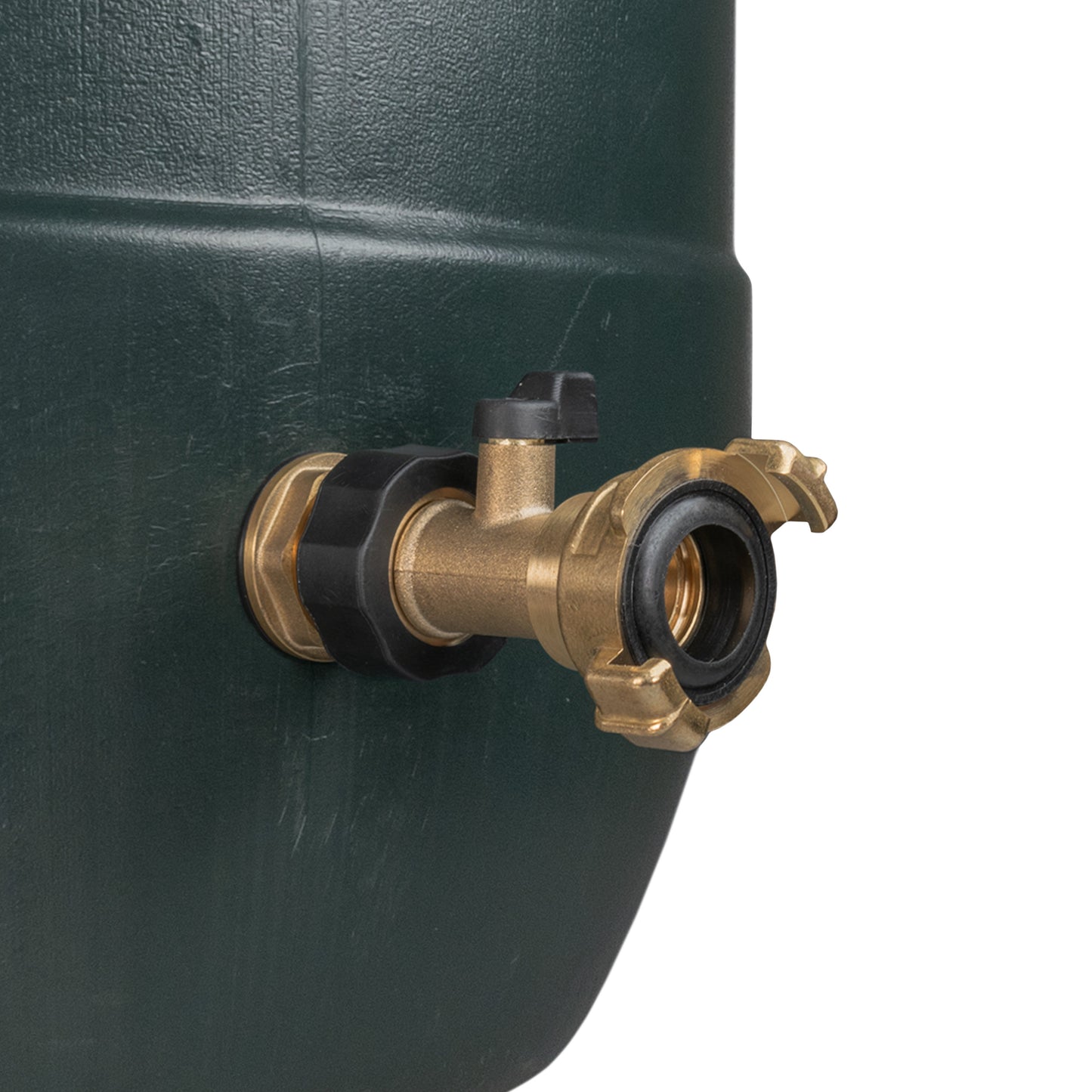 3/4’’ Brass Water Butt Set with Shut-Off Valve, Geka Connector & Drill Bit