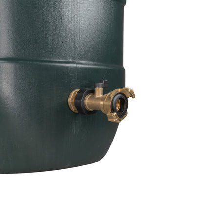 3/4’’ Brass Water Butt Set with Shut-Off Valve, Geka Connector & Drill Bit