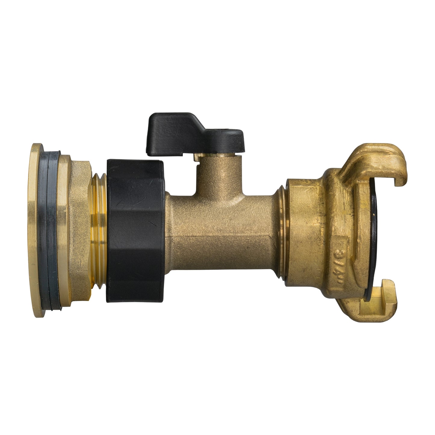 3/4’’ Brass Water Butt Set with Shut-Off Valve, Geka Connector & Drill Bit