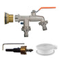 3/4" Brass Water Butt Set with Dual Quick Connect Tap & Drill Bit