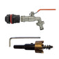 Water Butt Connection Kit ½" with Snap-Fit Lever Tap & Drill Bit