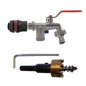 Water Butt Connection Kit 1/2’’ with Twin Outlet Tap & Drill Bit
