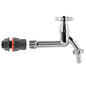 1/2″ Water Butt Set with Extended Chrome-Plated Brass Tap and 1/2″ Hose Tail