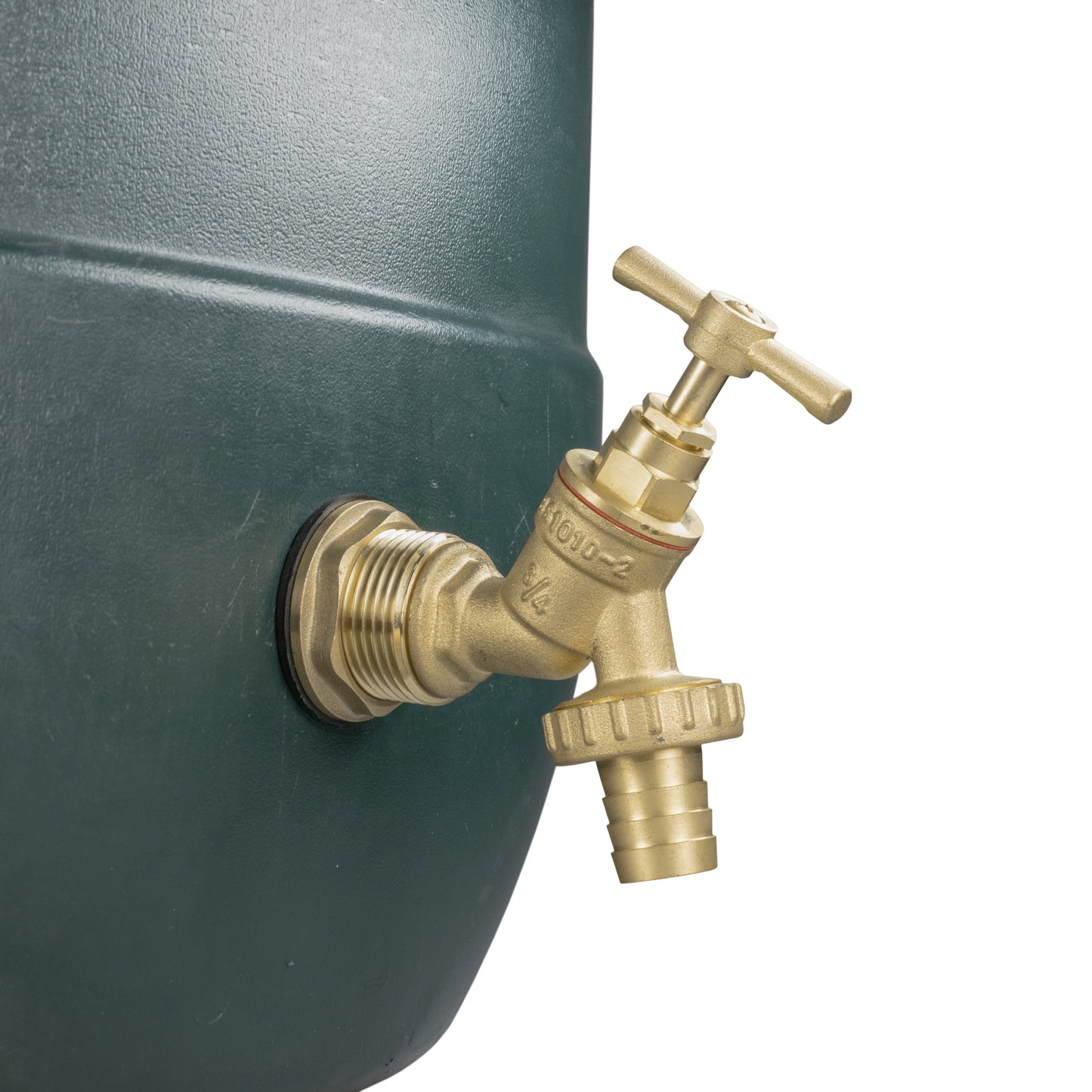1" Brass Water Butt Set with Barbed Brass Tap & Hole Saw Drill Bit