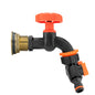 1” Water Butt Brass Set Including Black Dial Tap & Dual Outlet Splitter