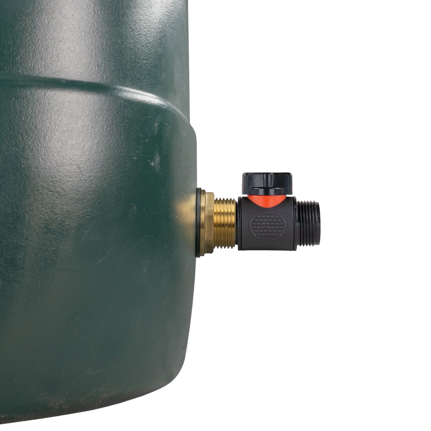 1’’ Brass Water Butt Fitting Set with 3/4" BSP In-Line Valve & Hole Saw Drill Bit