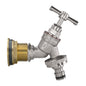 1” Brass Water Butt Set Including Nickel-Plated Tap with Quick-Connect Fitting