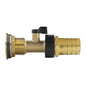 Water Butt Brass Kit 1" with Brass Tap and 25mm Barb