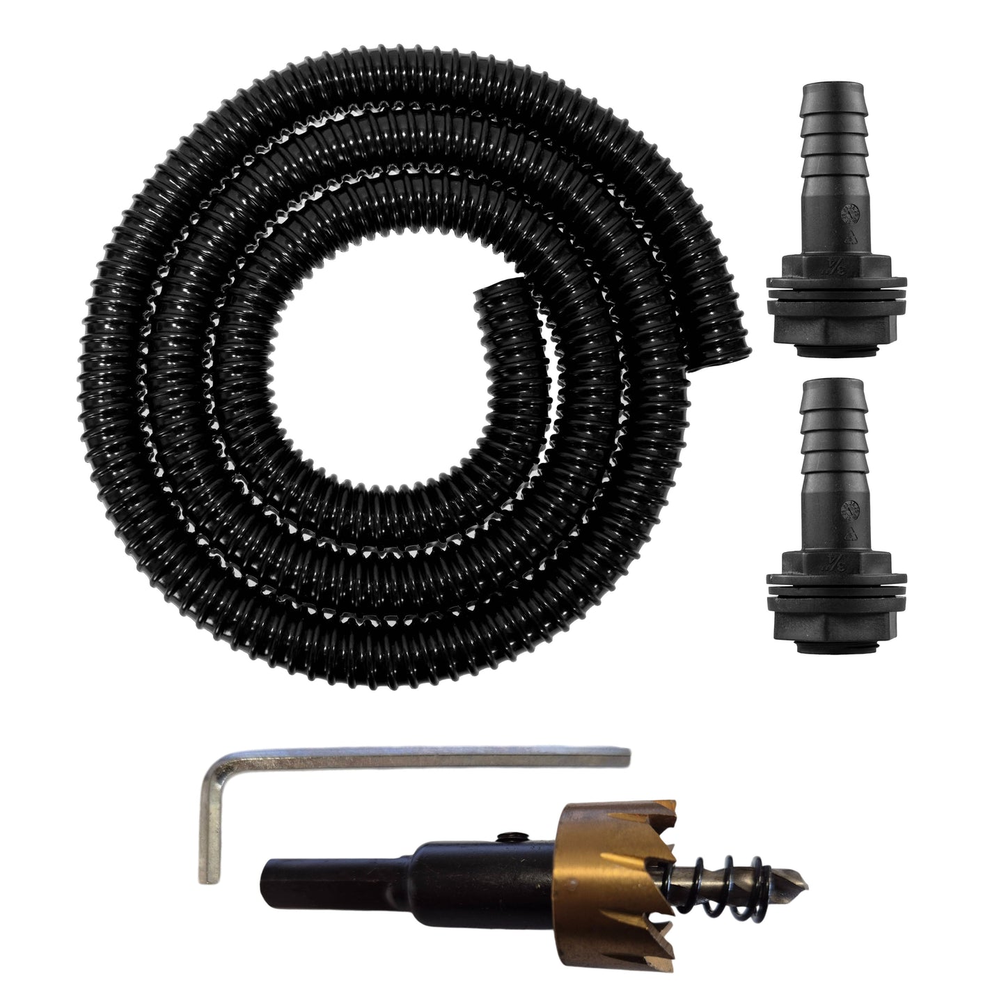 3/4" Water Butt Connector Set with Drill Bit