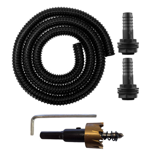 3/4" Water Butt Connector Set with Drill Bit