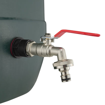 3/4" Water Butt Fitting Set with Quick-Connect Lever Tap & Drill Bit