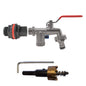 Water Butt Fitting Set ¾" – Dual Outlet Tap and Drill Bit