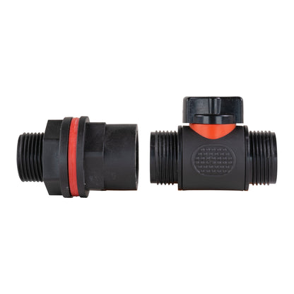 ¾" BSP In-Line Valve Water Butt Set ¾"