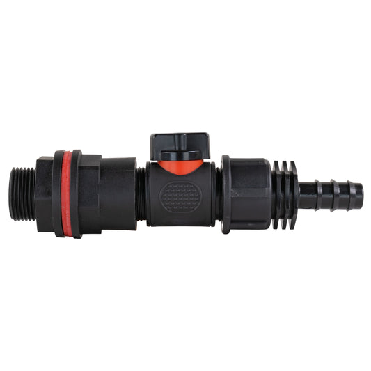 ¾" Water Butt Set with In-Line Valve and ½" Barbed Outlet