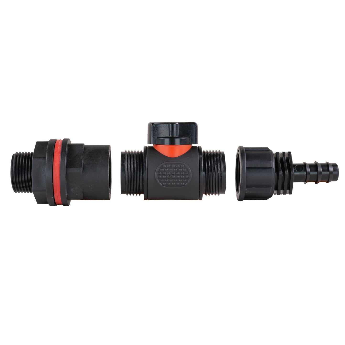 ¾" Water Butt Set with In-Line Valve and ½" Barbed Outlet