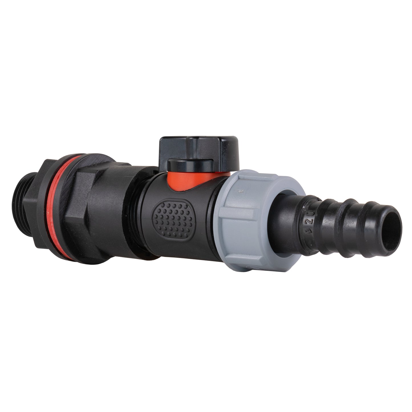 ¾" Water Butt Set with In-Line Valve and ¾" Barbed Outlet