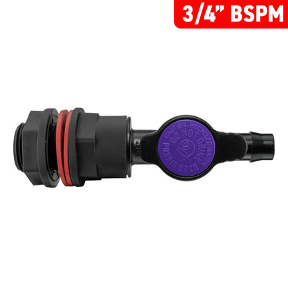 Irrigation Valve with 13mm Barb Water Butt Set ¾"