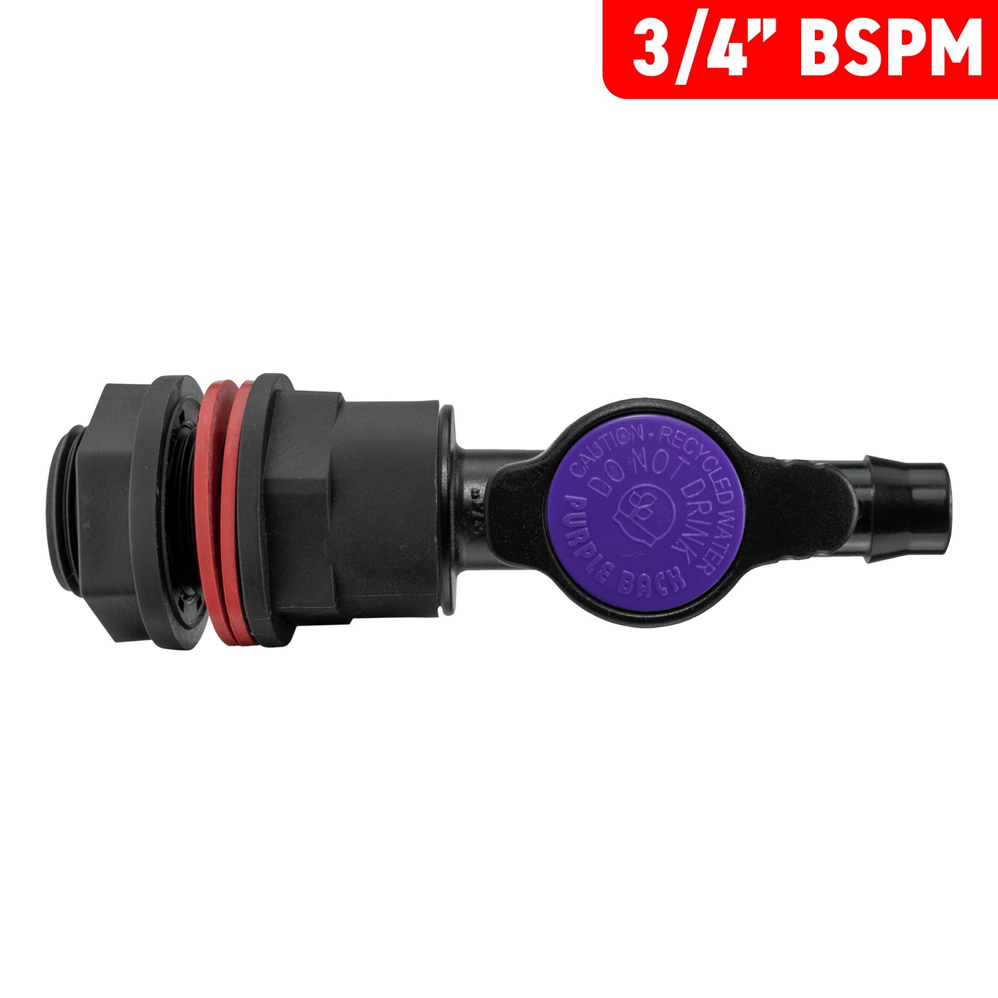 3/4’’ Water Butt Connection Set with 13mm Barb Irrigation Valve and Drill Bit