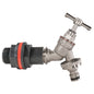 3/4” Water Butt Set Complete with Nickel-Plated Tap & Quick-Connect Fitting