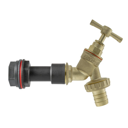 1/2" Water Butt Expansion Set with Brass Hose Tap & Drill Bit