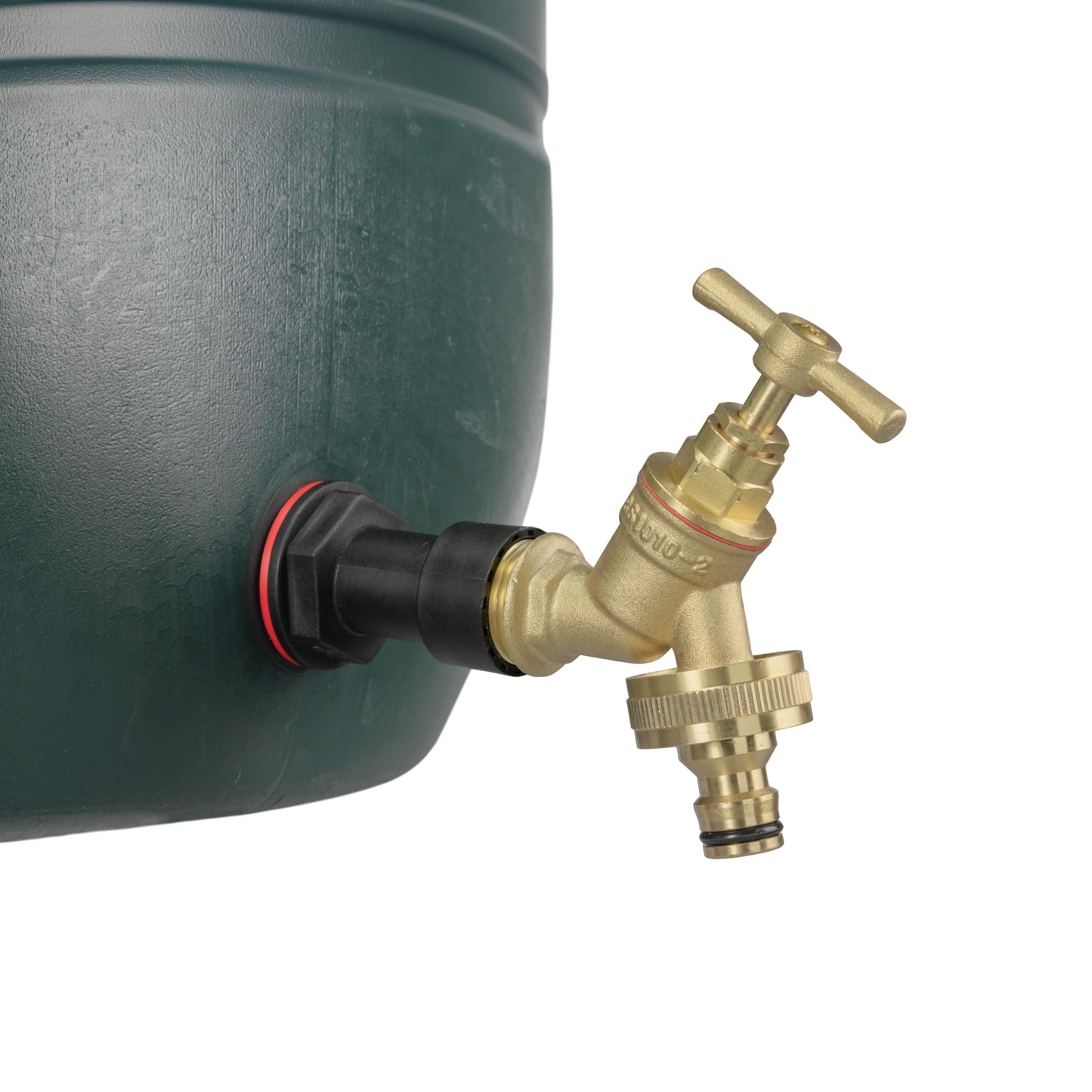 1/2" Water Butt Extension Set with Brass Tap + Quick Connector & Drill Bit