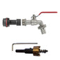 1/2" Water Butt Extension Set with Brass Lever Tap & Drill Bit