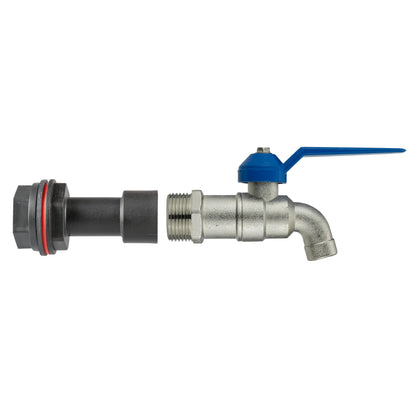 Simple Lever Tap ½" Water Butt Extension Set