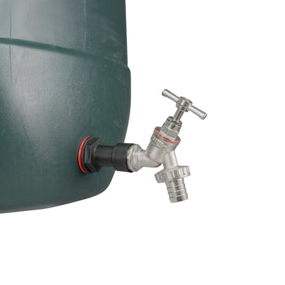 Nickel-Plated Barbed Tap ½" Water Butt Extension Set