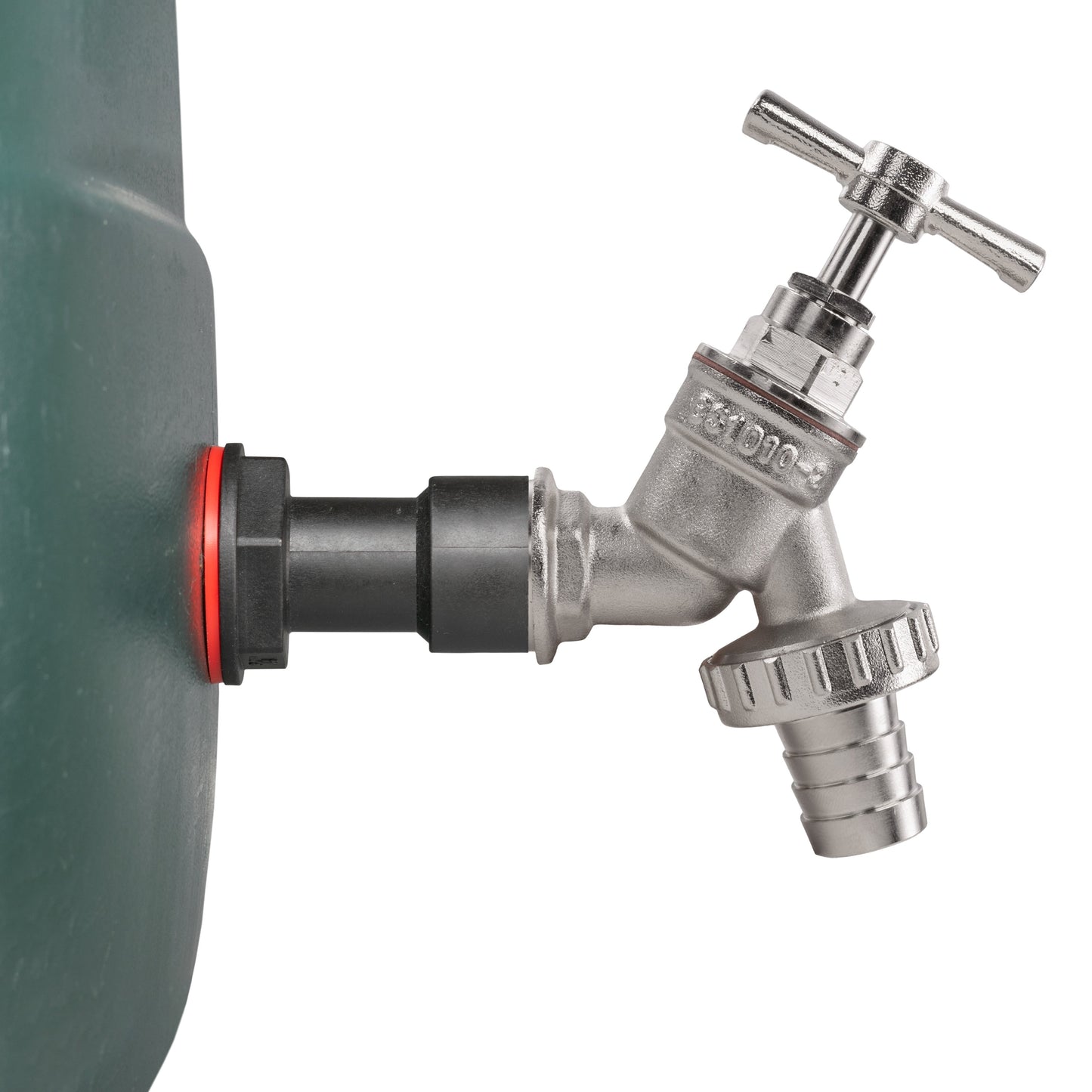 Nickel-Plated Barbed Tap ½" Water Butt Extension Set