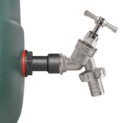 Nickel-Plated Barbed Tap ½" Water Butt Extension Set