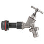 Nickel-Plated Barbed Tap ½" Water Butt Extension Set