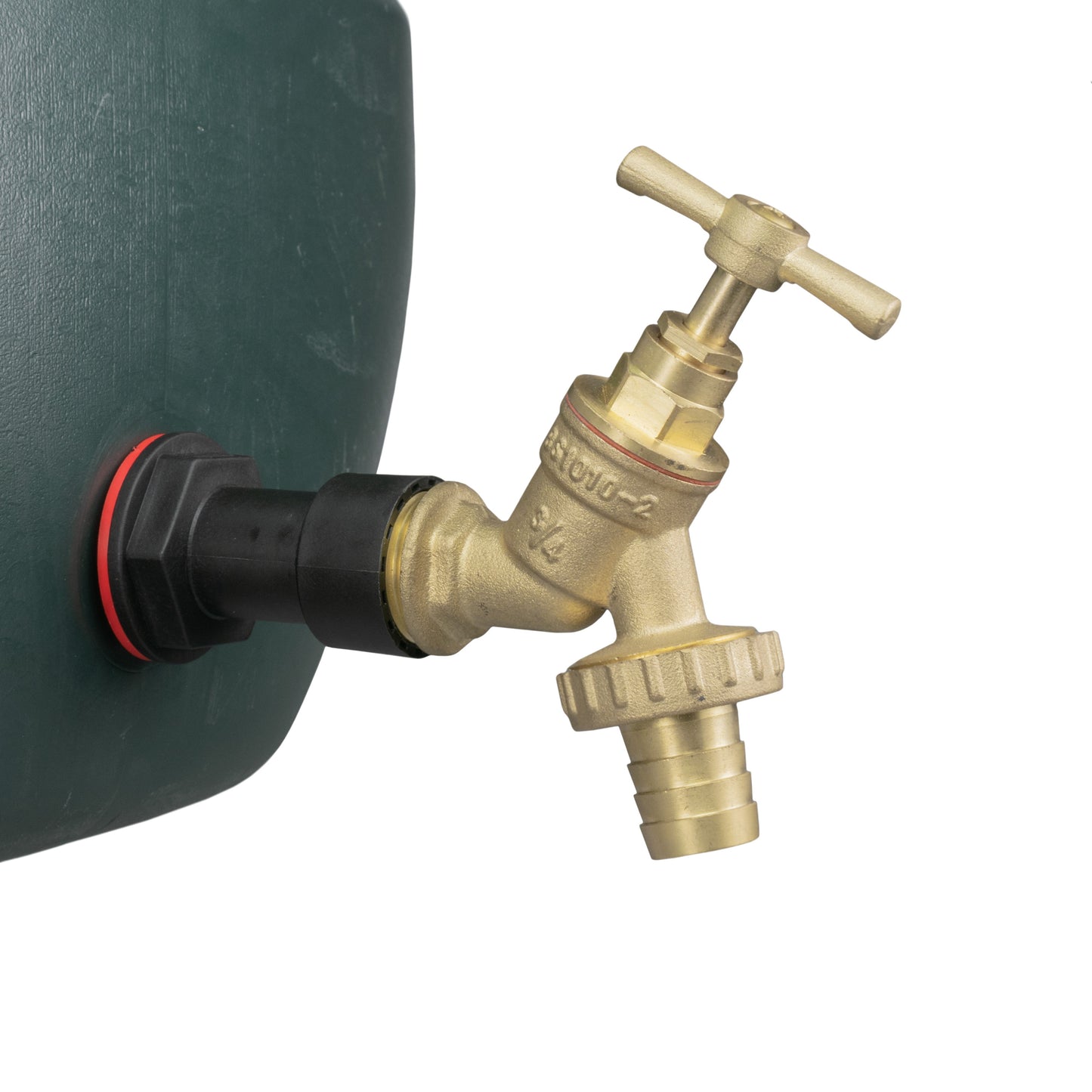 3/4’’ Water Butt Fitting Set with Brass Hose Tail Tap + Drill Bit