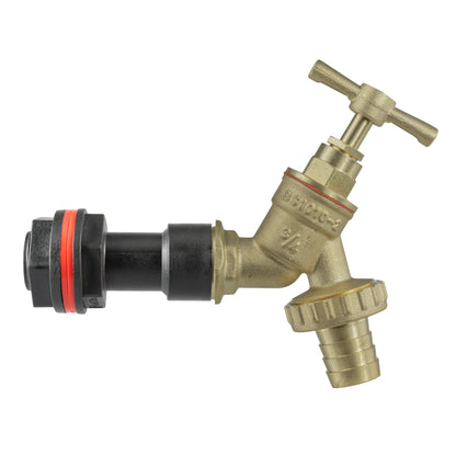 3/4’’ Water Butt Fitting Set with Brass Hose Tail Tap + Drill Bit