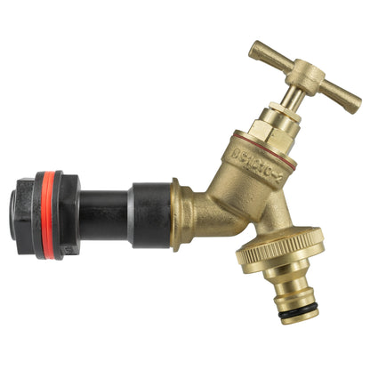 3/4’’ Water Butt Extension Set with Brass Tap & Quick Connector + Drill Bit