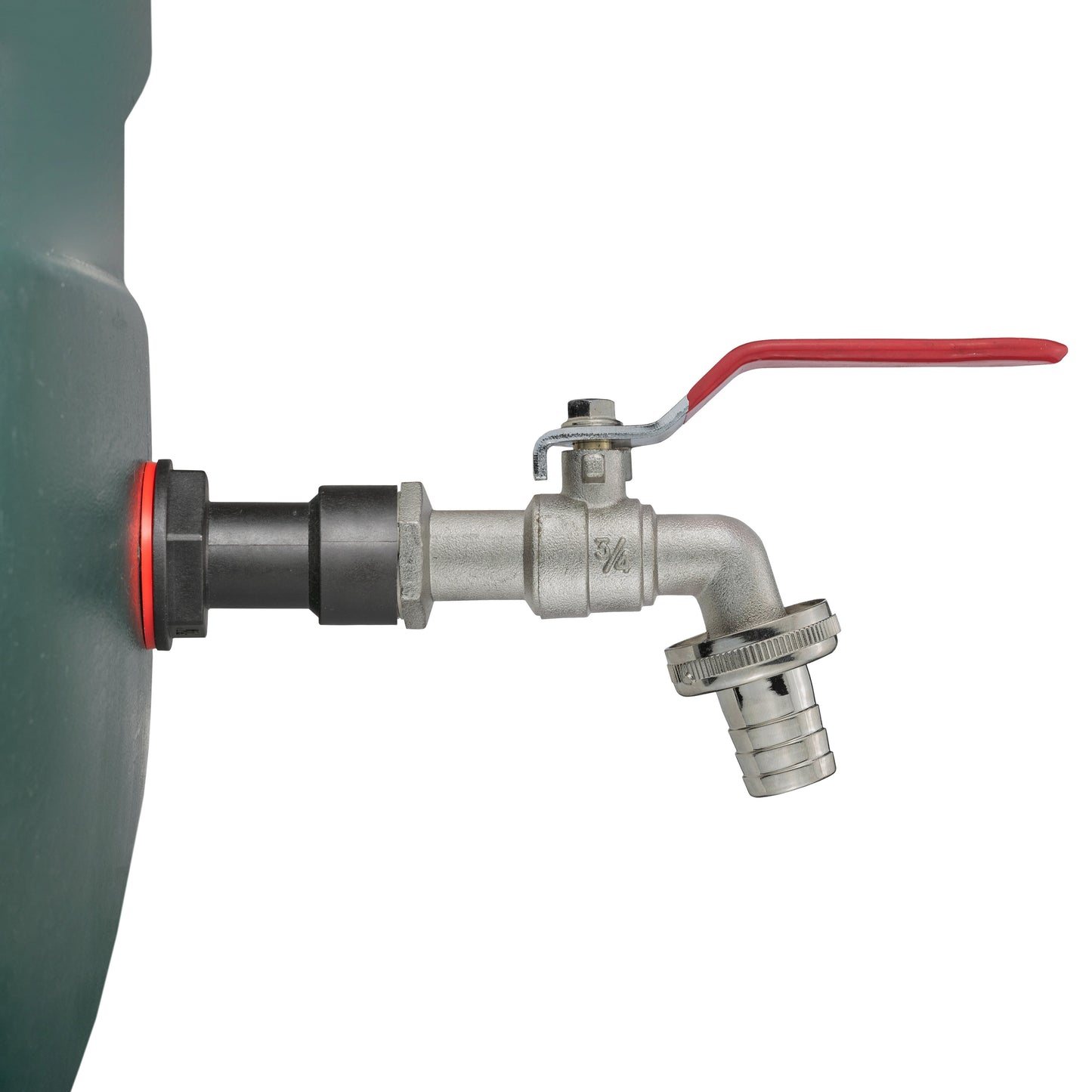 3/4’’ Water Butt Connector Set with Hose Barb Lever Tap & Hole Saw