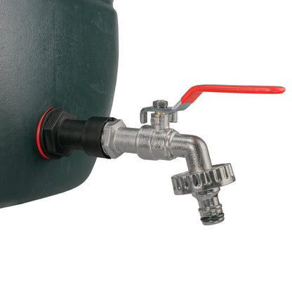 3/4’’ Water Butt Connector Set with Quick-Lock Lever Tap + Drill Bit