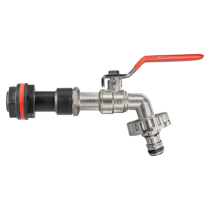 3/4’’ Water Butt Connector Set with Quick-Lock Lever Tap + Drill Bit