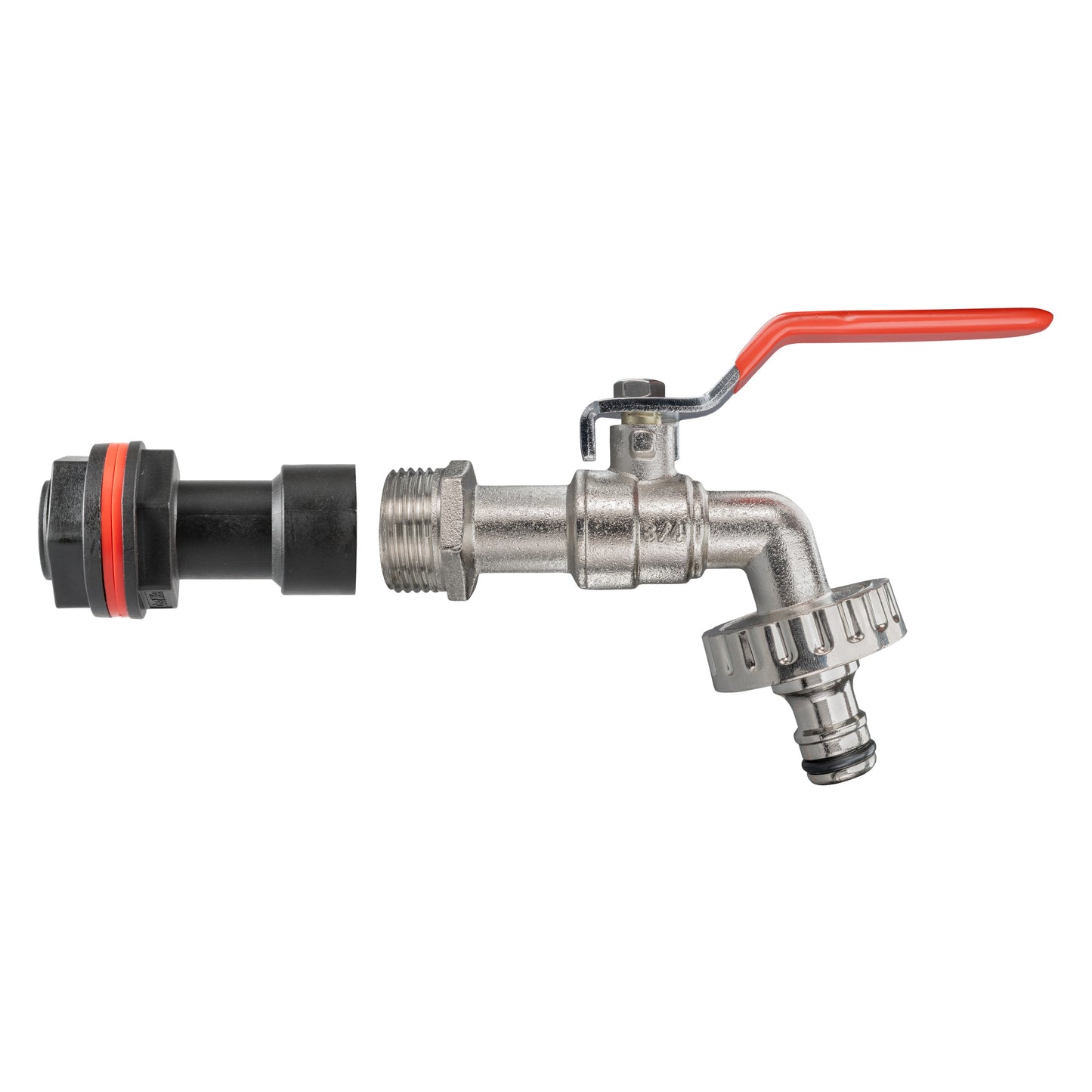 3/4’’ Water Butt Connector Set with Quick-Lock Lever Tap + Drill Bit