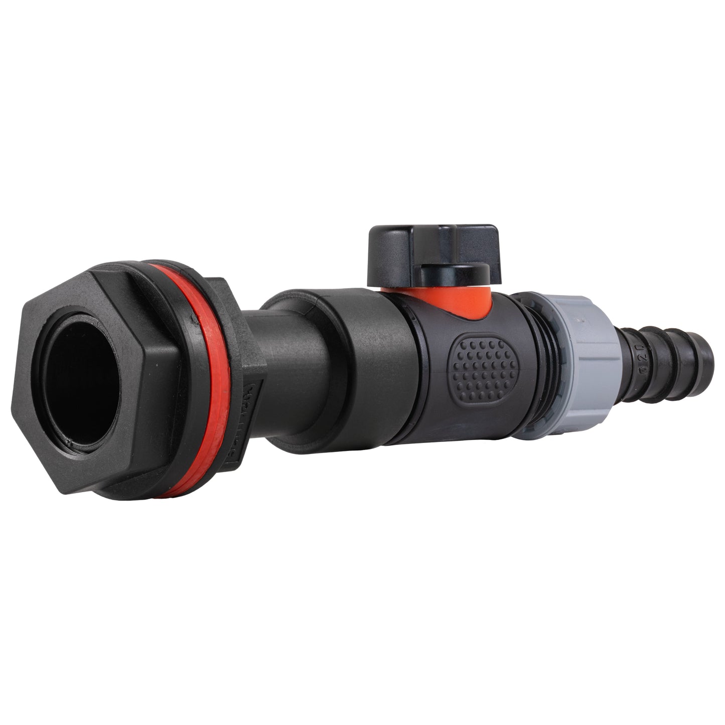 3/4" Water Butt Set with In-Line Tap, 20mm Barb Connector & Drill Bit