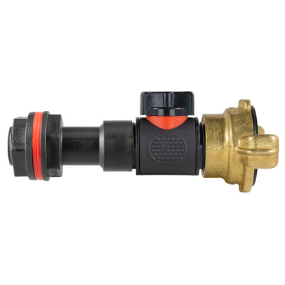 3/4" Water Butt Extension Set Including In-Line Valve & Geka Fitting
