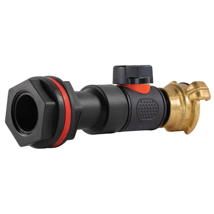 3/4’’ Water Butt Extension Set with In-Line Valve, Geka Connector and Hole Saw
