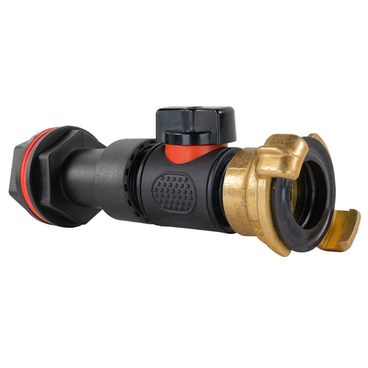 3/4" Water Butt Extension Set Including In-Line Valve & Geka Fitting