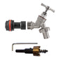 3/4" Water Butt Link Set with Nickel-Plated Barbed Tap & Hole Saw